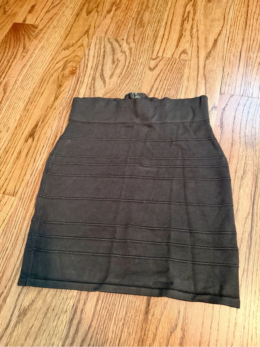 Forever 21 Black Bandage-Style Mini Skirt